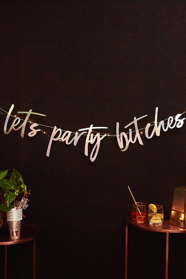 Ginger Ray Let’s Party B!tches Banner