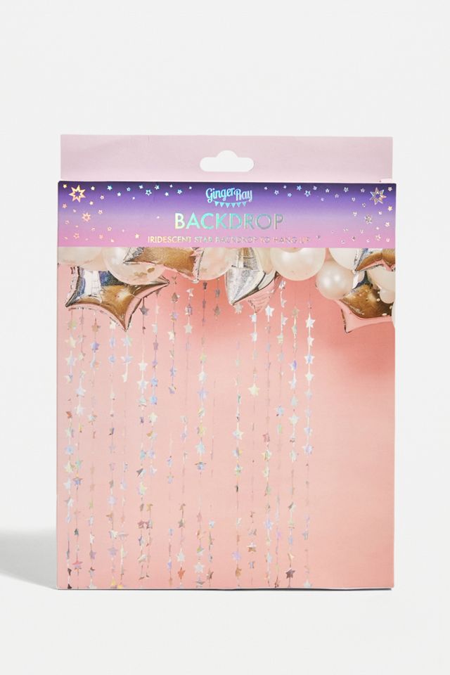 Ginger Ray Star Curtain Backdrop | Urban Outfitters UK