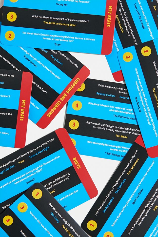 I Want My MTV Music Trivia Card Game | Urban Outfitters UK