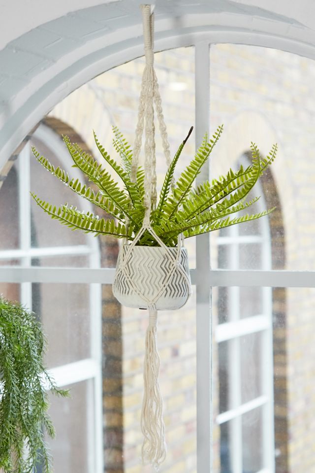 FauxFern Hanging Plant Urban Outfitters UK