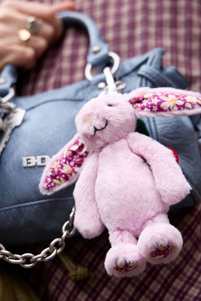 Jellycat Amuseable Thistlepop Blossom Bunny Plush Keyring #1