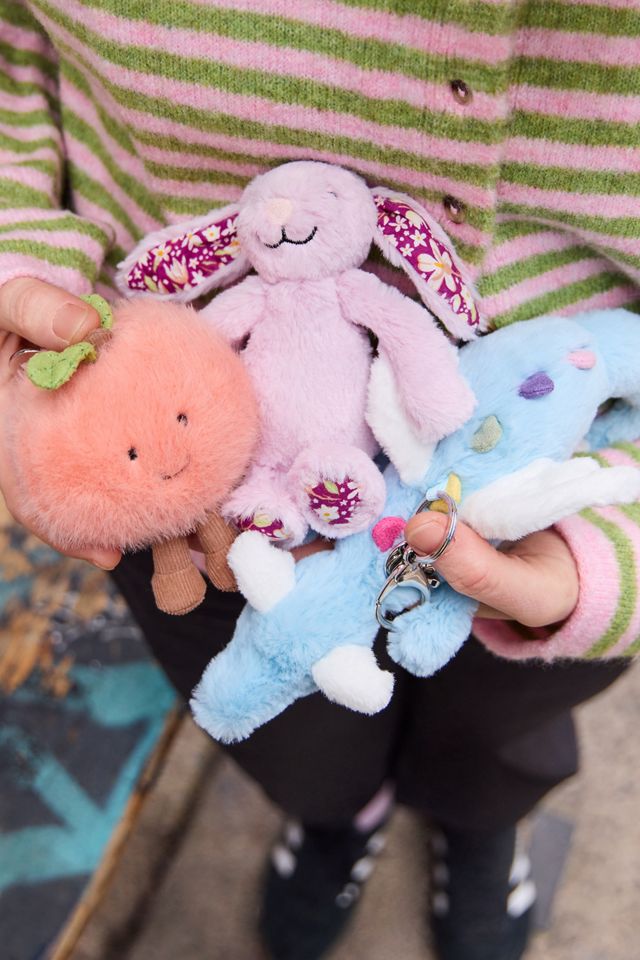 Jellycat Amuseable Thistlepop Blossom Bunny Plush Keyring #2