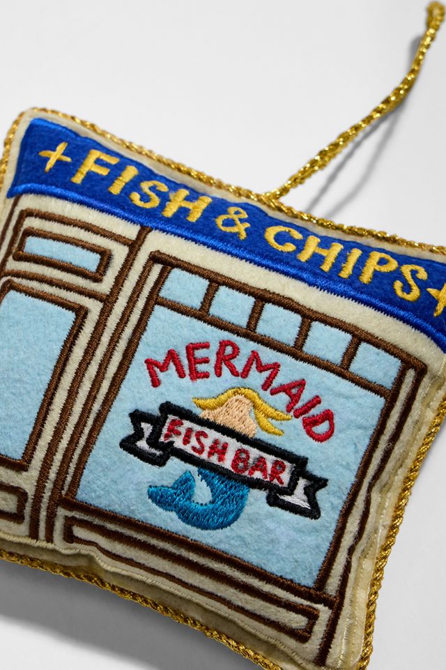 Fish & Chip Shop Novelty Christmas Ornament #1