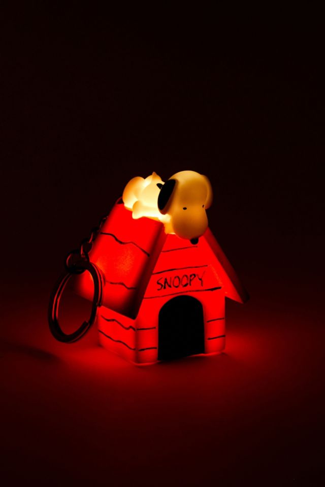 Schlüsselanhänger „Peanuts Snoopy House“ mit Leuchtfunktion