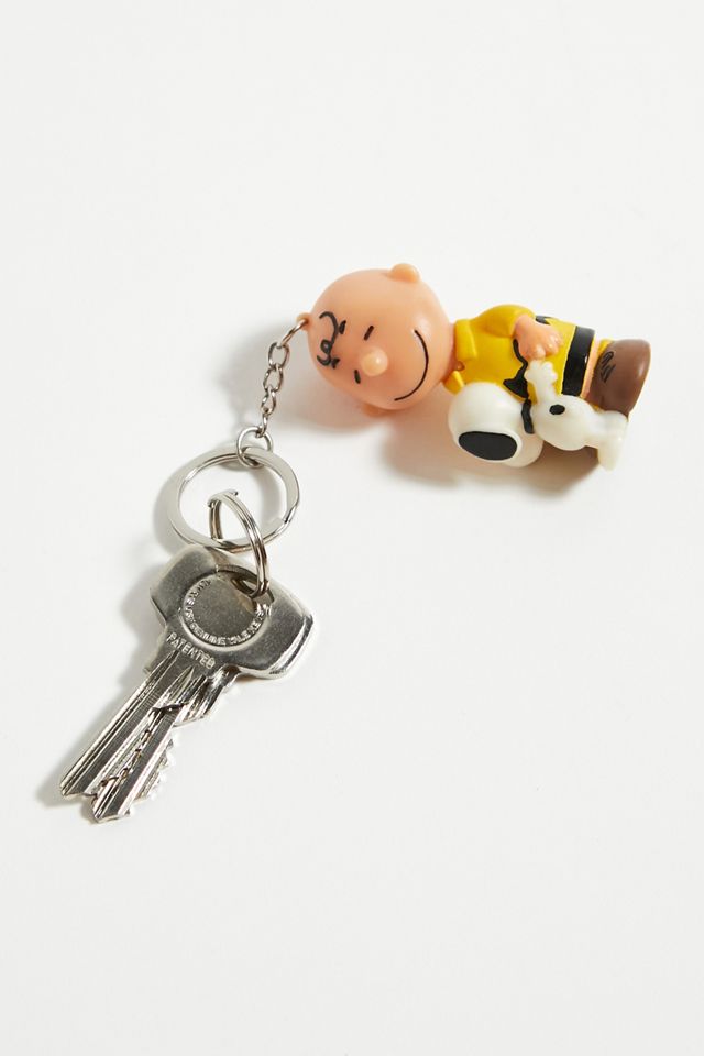 Peanuts Charlie B & Snoopy Light-Up Keyring | Urban Outfitters UK