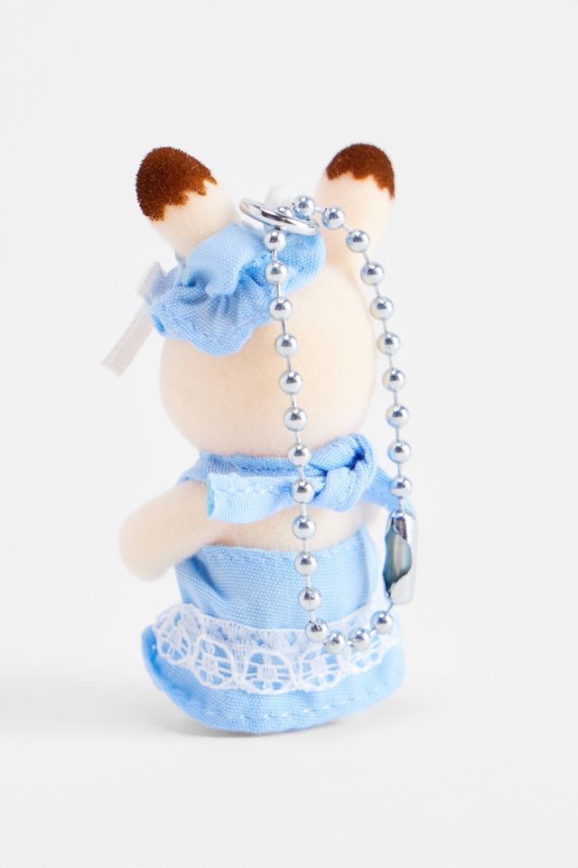 Sylvanian Families Bluebell Chocolate Rabbit Baby Keyring #3