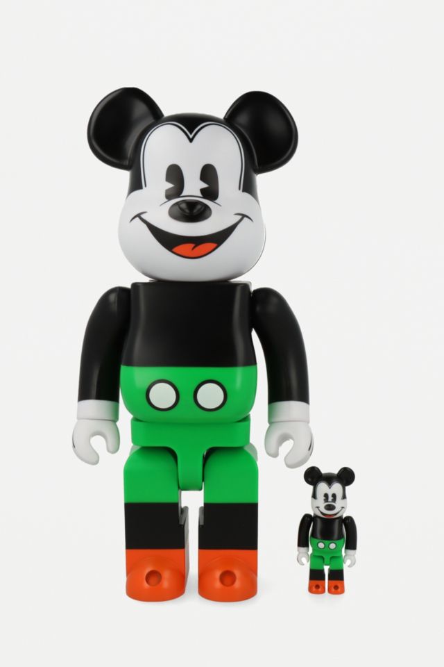 BE@RBRICK 1930s Mickey Mouse 400% & 100% Figurine Set | Urban Outfitters UK