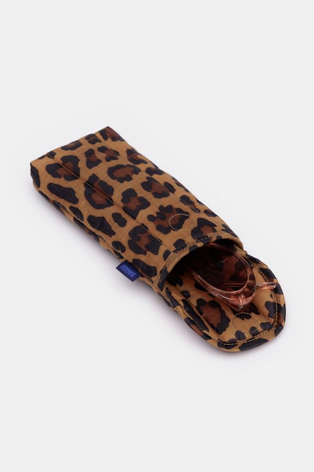 BAGGU Leopard Glasses Case #1