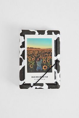 Cow Print Mini Photo Album