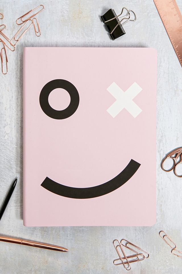 nuuna Smile Face Notebook | Urban Outfitters UK