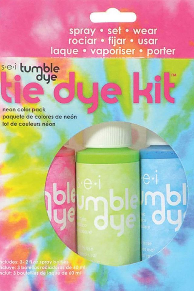 Sei – Neon-Tie-Dye-Kit zum Basteln 3er-Set #2