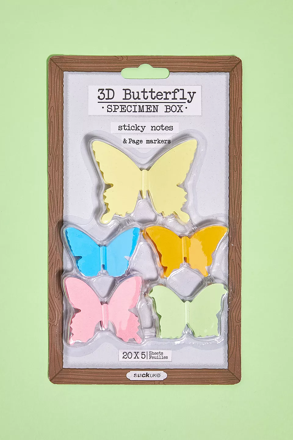 urbanoutfitters.com | Suck UK Butterfly Sticky Note Pad