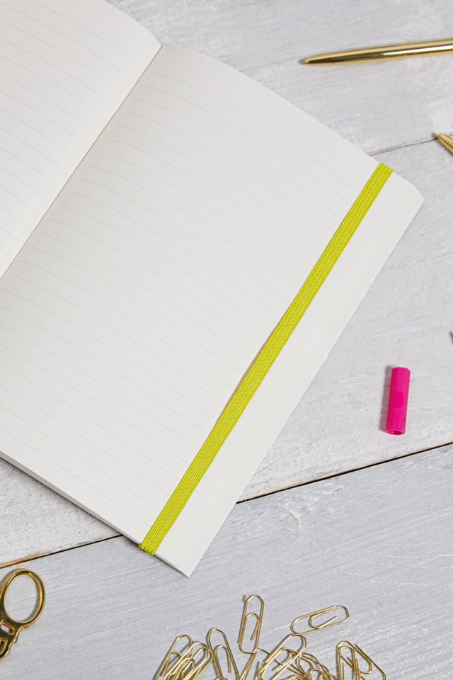 Handmade Pink '70s Print Paper Notebook | Urban Outfitters UK