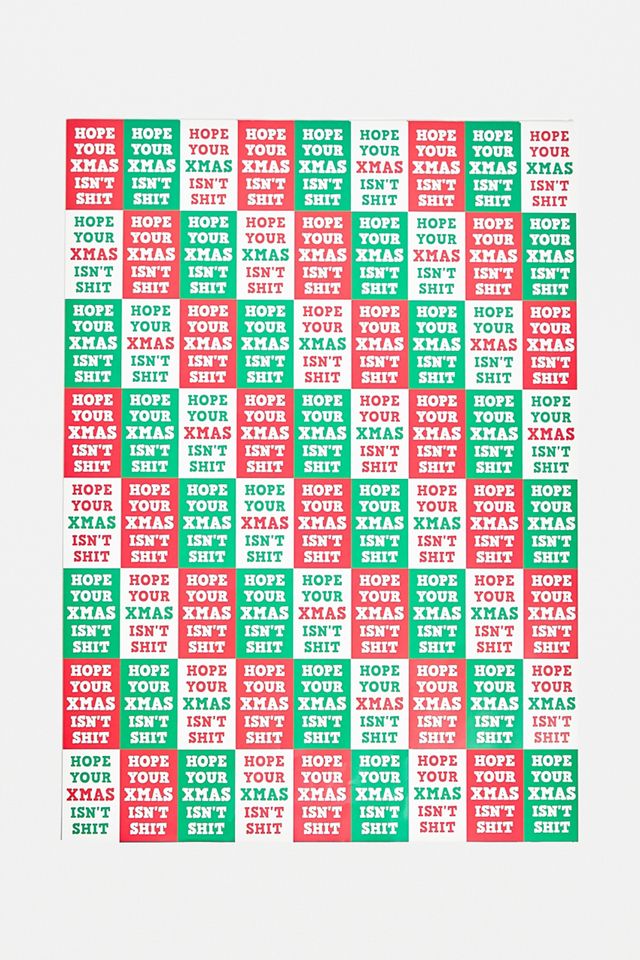 Hope Your Xmas Isn't Sh*t Geschenkpapier