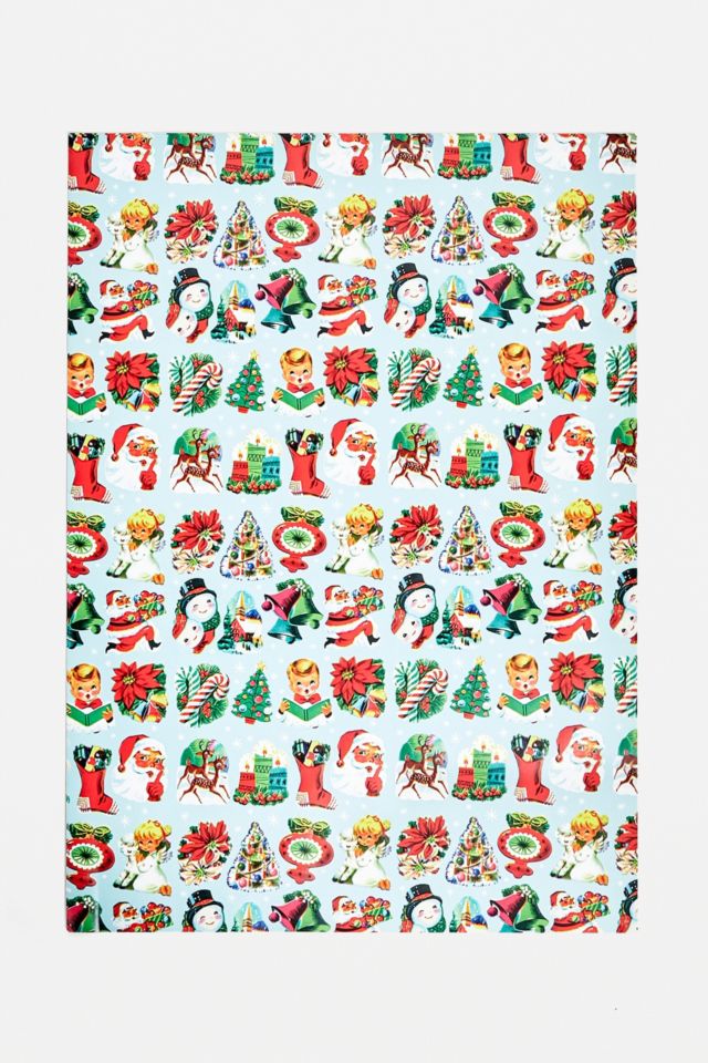 Christmas Retro Wrapping Paper Creative Retro - Temu