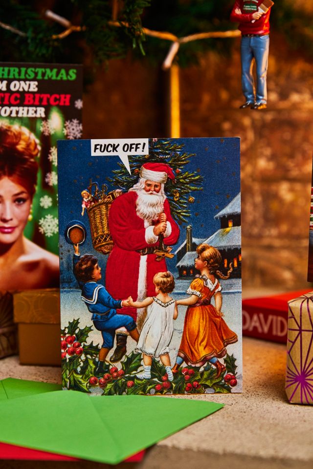Carte de vœux de Noël F!ck Off Santa #1
