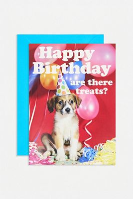Carte de vœux d'anniversaire Y a-t-il des friandises