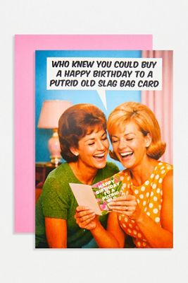 Putrid Happy Birthday Greetings Card