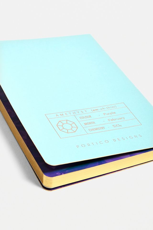 Portico Disegni Ametista Febbraio Birthstone Notebook #2
