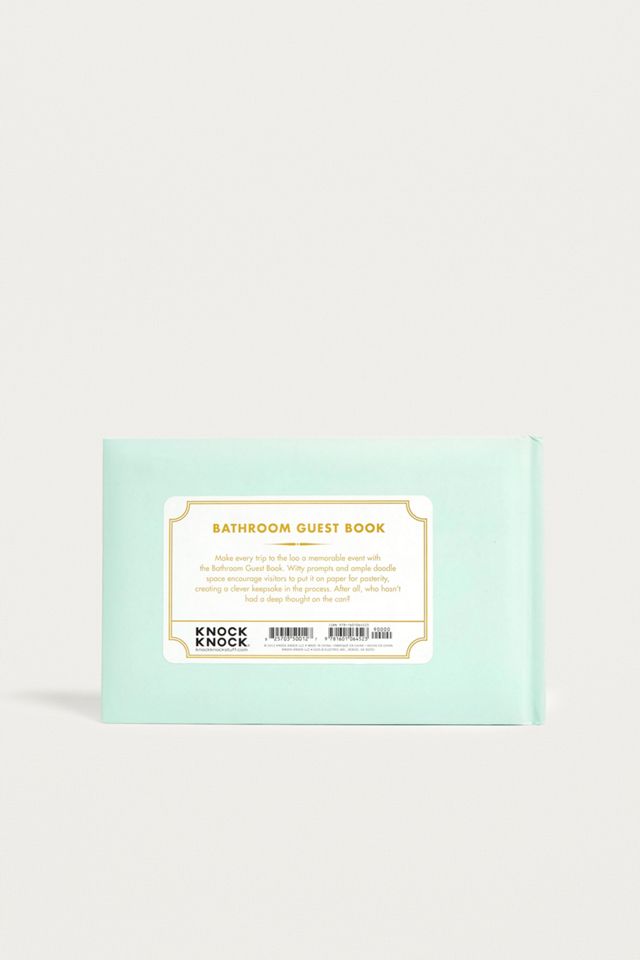 Knock Knock - Livre Bathroom Guest Book #1