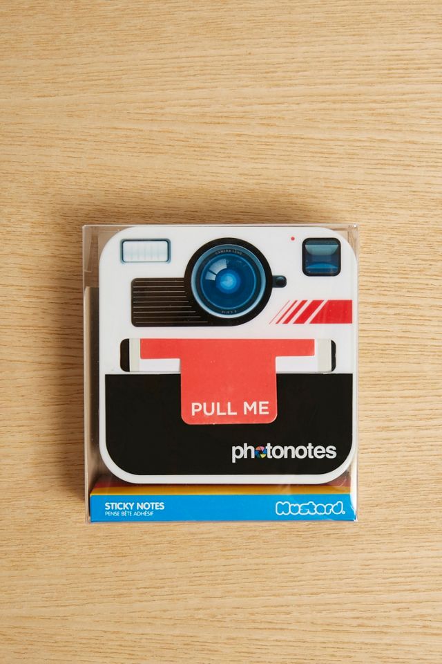 Mustard Gifts Photonotes Sticky Notes Dispenser | Urban Outfitters UK