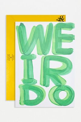 David Shrigley Weirdo Greetings Card