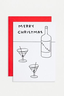 Tarjeta de Felicitación Poison de David Shrigley