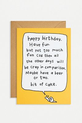 Have Fun Birthday Greetings Card