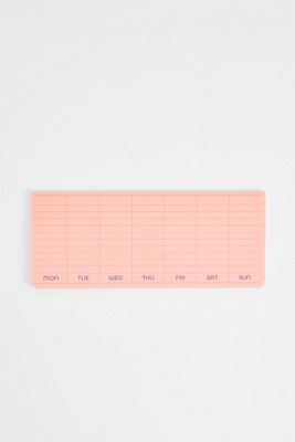 Hightide Penco Pink Weekly Sticky Memo Pad 