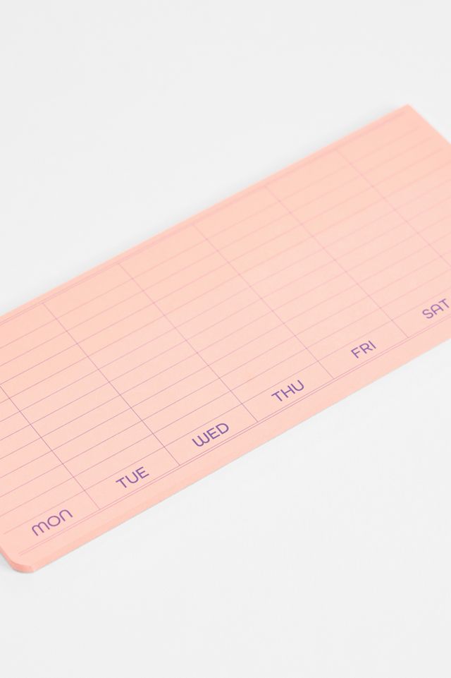 Hightide Penco Pink Weekly Sticky Memo Pad  #1