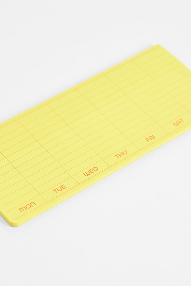 Hightide Penco Yellow Weekly Sticky Memo Pad  #1