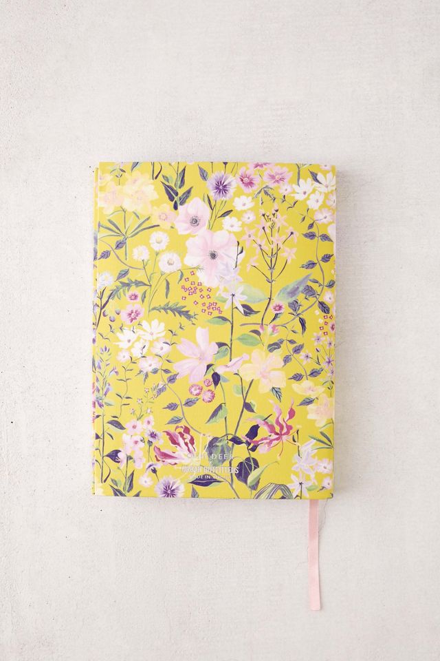 Ohh Deer – Tagebuch „Laurel“ mit Hülle mit Blumendesign #1