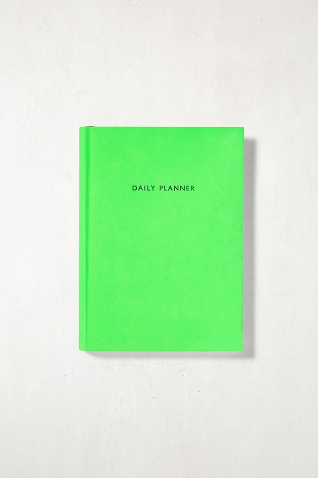 Lime Green Daily Planner Urban Outfitters UK