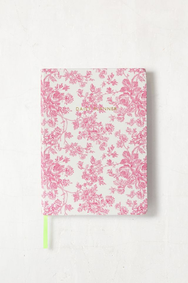 Pink Toile Daily Planner Urban Outfitters UK
