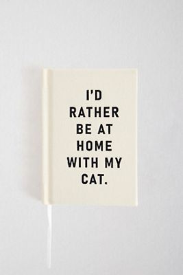 Mini Quaderno Preferirei Stare con il Mio Gatto
