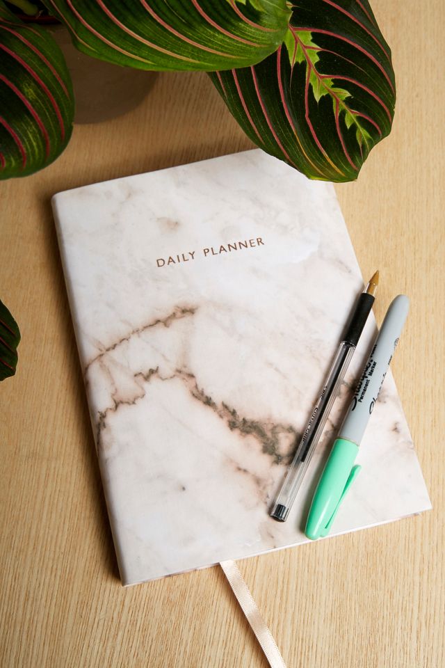 Ohh Deer Marble Rose Daily Planner Urban Outfitters UK