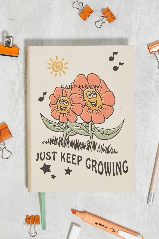 Just Keep Growing Daily Planner Urban Outfitters UK