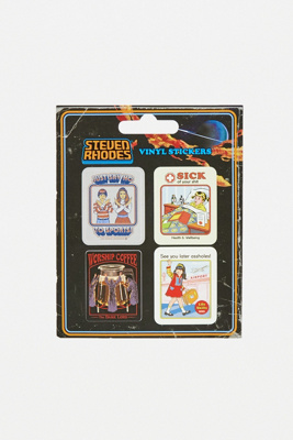 Steven Rhodes Stickers 4-Pack | Urban Outfitters UK