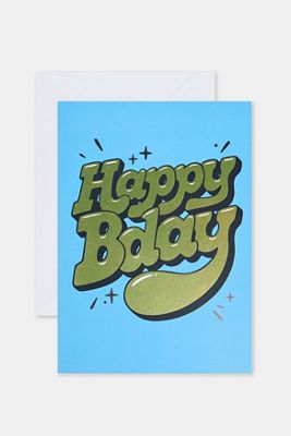 Biglietto d'auguri in lamina per il compleanno