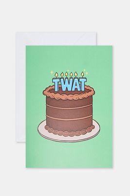 Carte de vœux d'anniversaire Tw*t