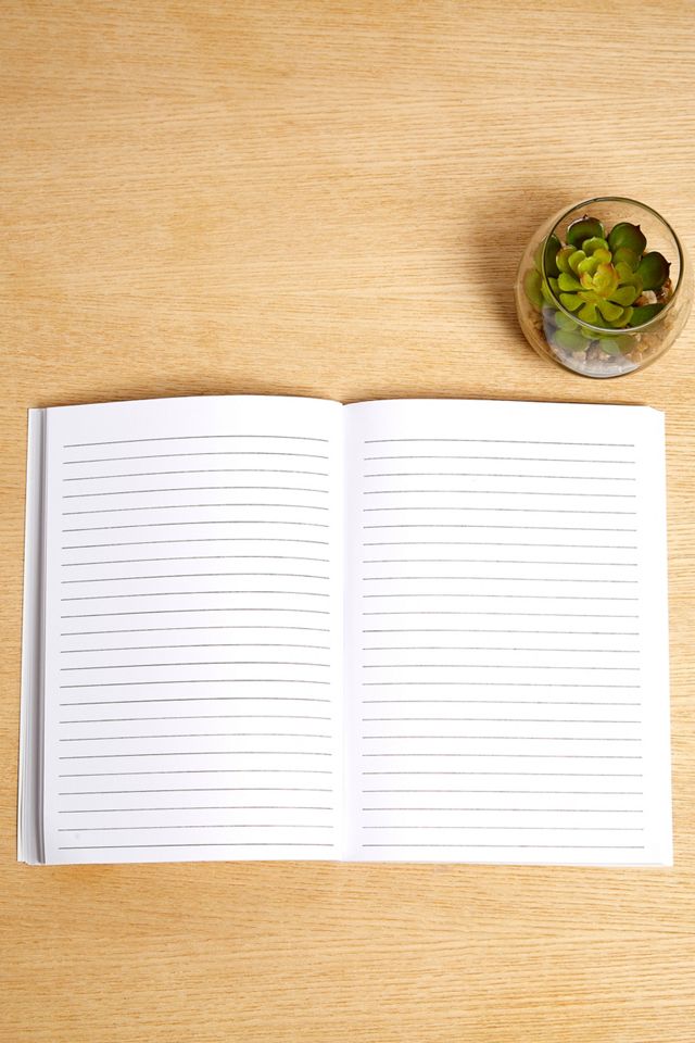 Central 23 White Marble Notebook #3