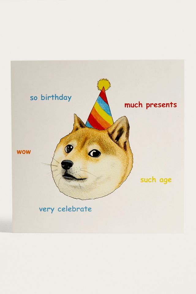 Central 23 So Birthday Dog Card | Urban Outfitters UK