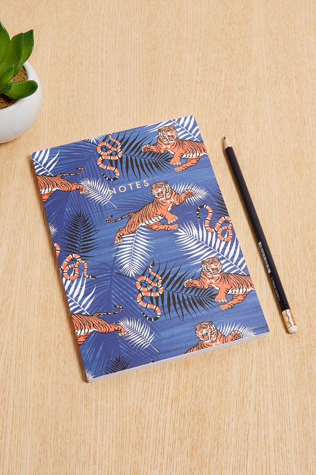 Central 23 Tiger Print Notebook | Urban Outfitters UK