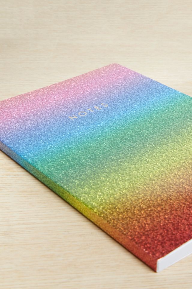 Central 23 Rainbow Glitter A5 Notebook #1