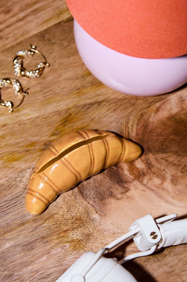 Croissant Ceramic Photo Holder #1