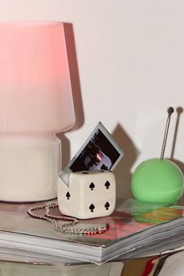 Spade Dice Photo Holder