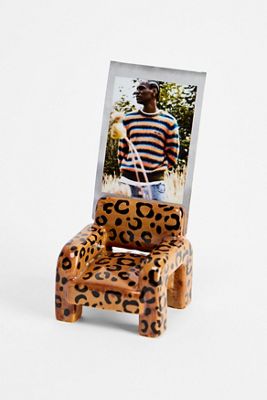 Portafoto Sedia Leopardata