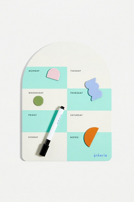 Tableau Blanc Magnétique Organisateur Hebdomadaire - Planificateur Familial, Mémo, Avec Stylo, à Accrocher