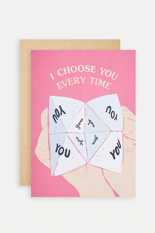 Paper Plane - Carte I Choose You Every Time  #1