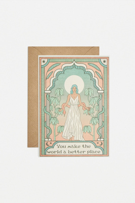 Cai & Jo You Make The World A Better Place Greeting Card | Urban ...